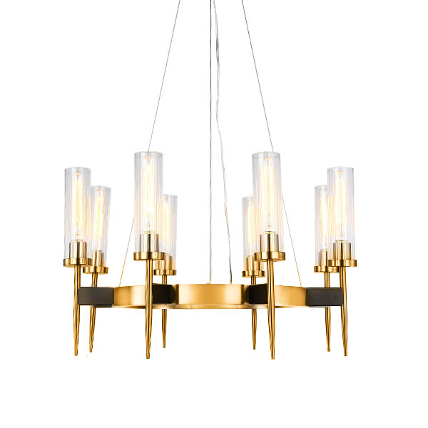 Подвесная люстра Delight Collection Alouette KM0936P-8 brass