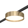 Магнитный трековый светильник Латунь LED 1*12W 4000K 500Lm Ra>80 100° IP20 D113xH34 24V ST670.346.12