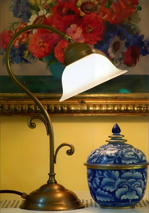 Настольная лампа Berliner Messinglampen Q5-11opB