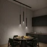 Магнитный трековый светильник Черный LED 1*8W 4000K 450Lm Ra90 24° IP20 D30xH500 48V ST683.446.08