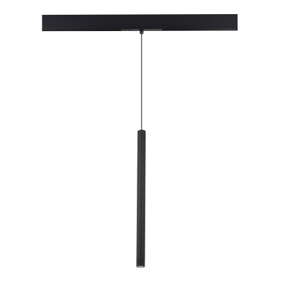 Магнитный трековый светильник Черный LED 1*8W 4000K 450Lm Ra90 24° IP20 D30xH500 48V ST683.446.08