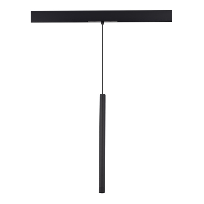 Магнитный трековый светильник Черный LED 1*8W 4000K 450Lm Ra90 24° IP20 D30xH500 48V ST683.446.08