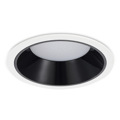 Светильник встраиваемый Черный LED 1*12W 4000K 1 080Lm Ra80 120° IP20 D105xH50 100-240V ST755.448.12