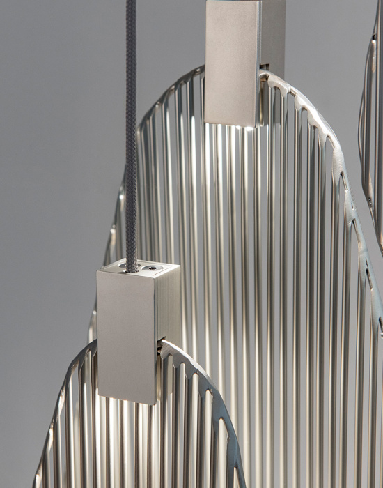 Подвесной светильник Delight Collection Harpe 5046P/M satin nickel