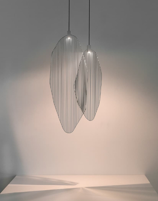 Подвесной светильник Delight Collection Harpe 5046P/M satin nickel