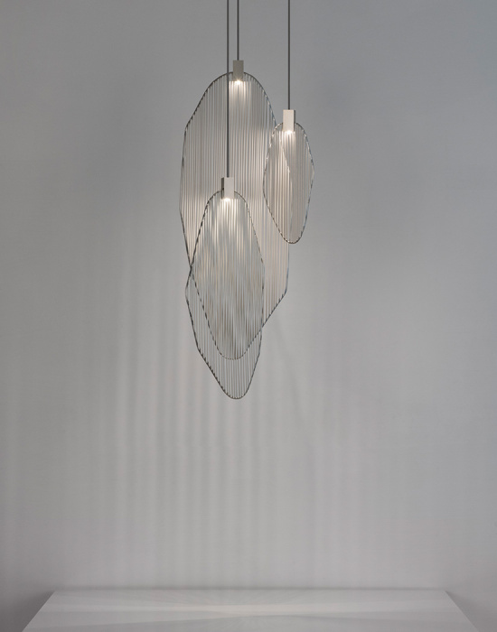 Подвесной светильник Delight Collection Harpe 5046P/M satin nickel