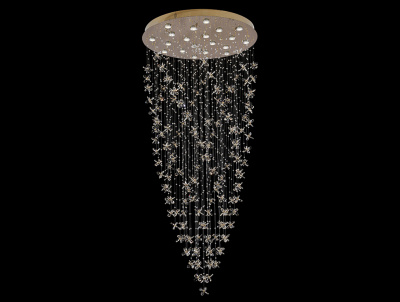 Люстра каскадная 8020/1000 gold Newport