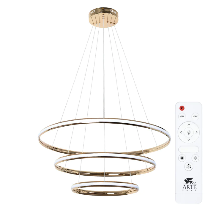 Светильник подвесной Arte Lamp MERIDIANA A2198SP-3GO