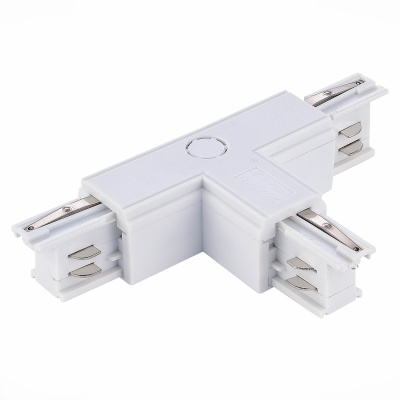 Т-образный токоподвод левый для трехфазного шинопровода ST-Luce Белый ST030.509.16L1