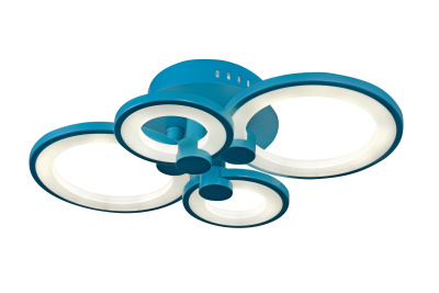 Потолочная люстра iLedex Ring A001/4 BLUE