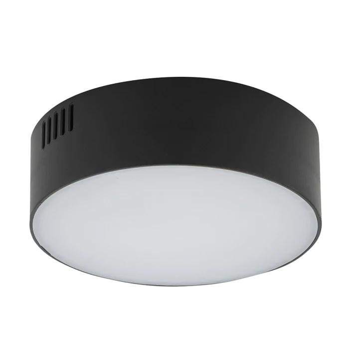 Потолочный cветильник Nowodvorski Lid Round Led Black 10415
