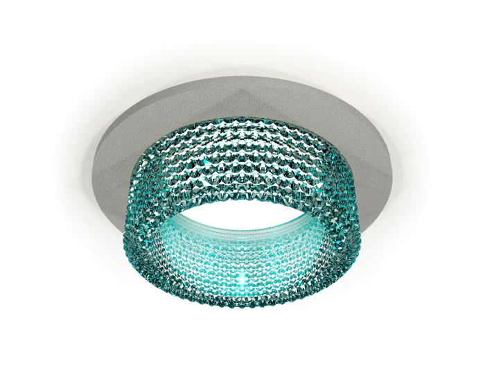 Комплект встраиваемого светильника с композитным хрусталем Ambrella light XC6514043