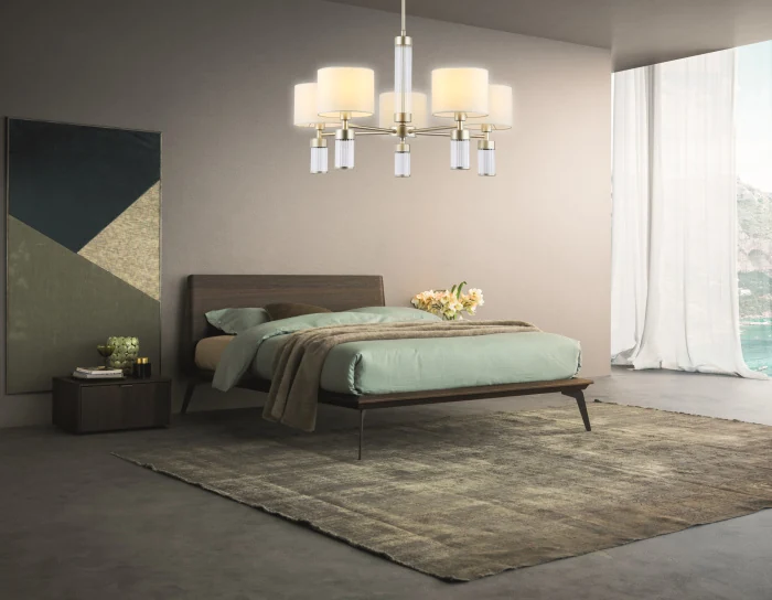 Люстра с абажурами на штанге Ambrella light LH71301