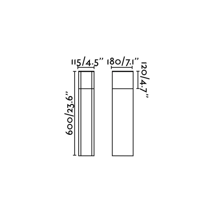 Фонарный столб DATNA Dark grey beacon lamp