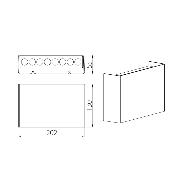 Настенный фонарь Natural Concepts Dwell NC-003328-DG