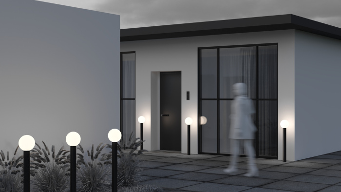 Садово-парковый светильник Maytoni Bold O598FL-01B