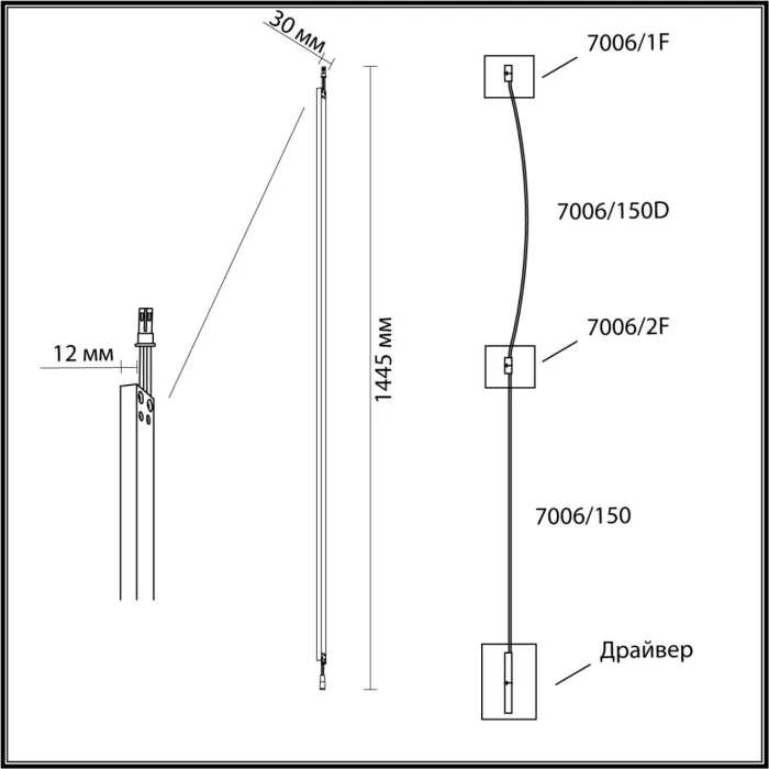 Бра Odeon Light Fino 7006/150