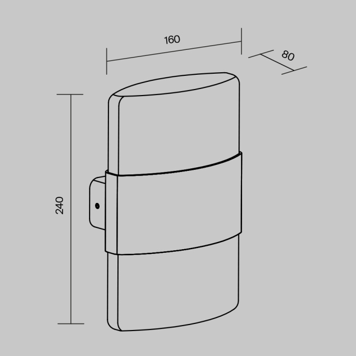 Светильник настенный Maytoni Rom O442WL-L12GF3K