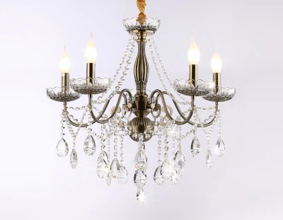 Подвесная классическая люстра с хрусталем Ambrella light TR4949