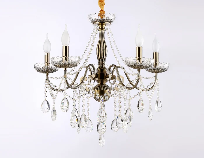 Подвесная классическая люстра с хрусталем Ambrella light TR4949