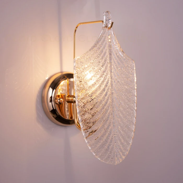 Бра Cloyd BONGA-A W1 / выс. 29 см - золото - бесцвет. стекло (арт.20182)