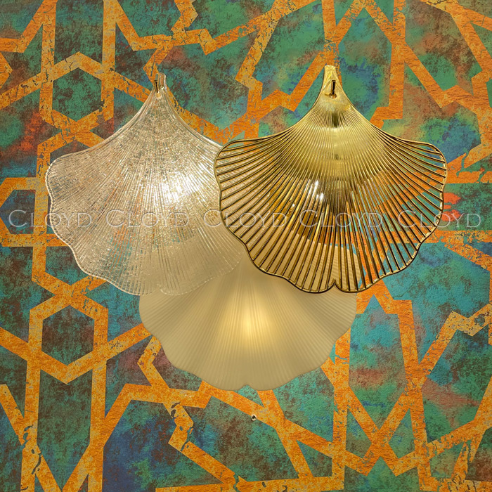 Бра Cloyd POLYNESIA W3 / выс. 28 см - золото (арт.20116)