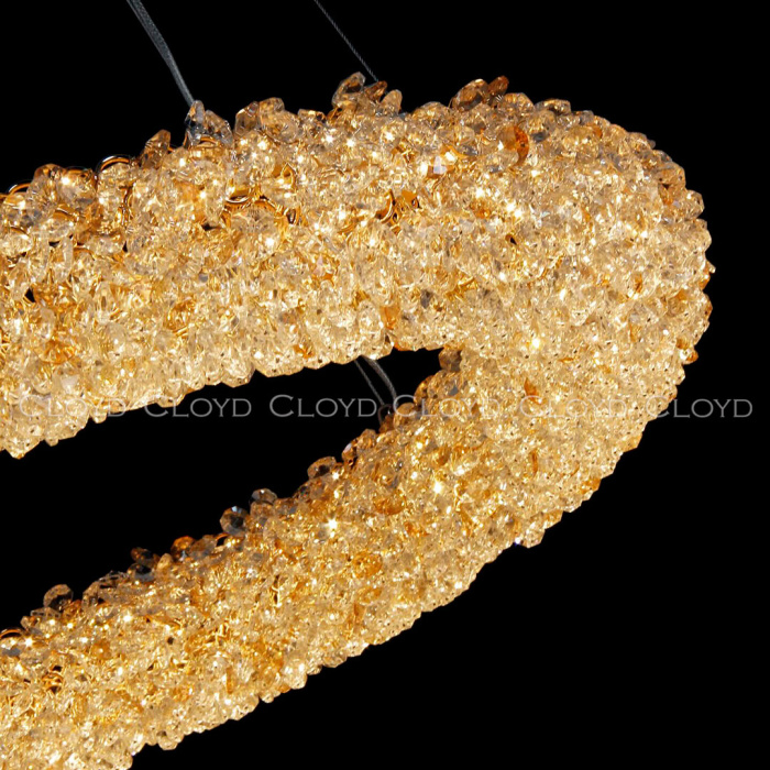 Люстра Cloyd EDEL-C C1 / Ø60 см - золото (арт.11368)