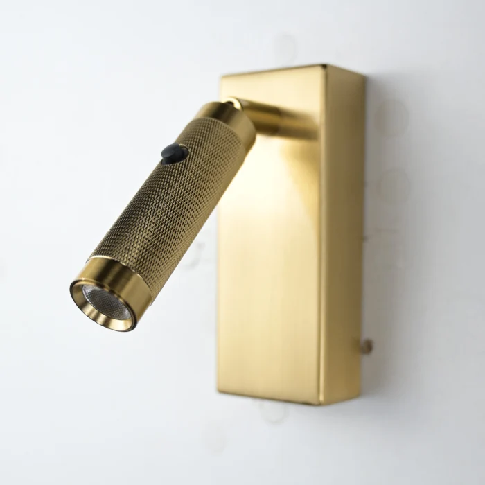 Бра Chelsom WALL LED KNURL BRASS ImperiumLoft