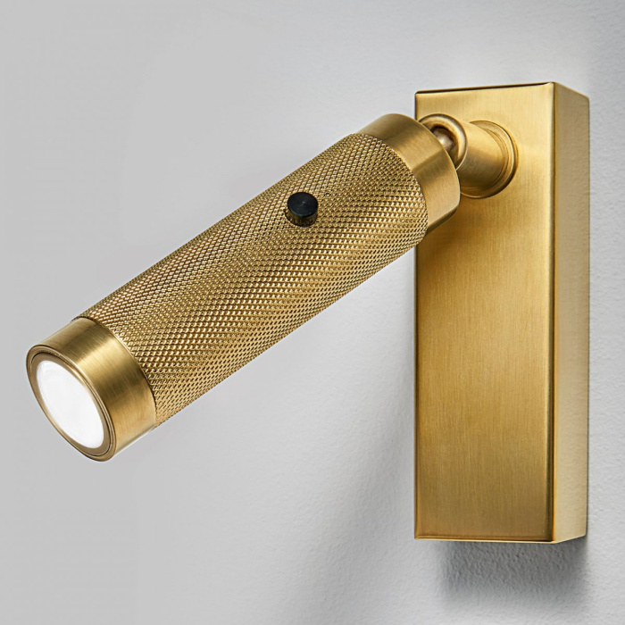 Бра Chelsom WALL LED KNURL BRASS ImperiumLoft