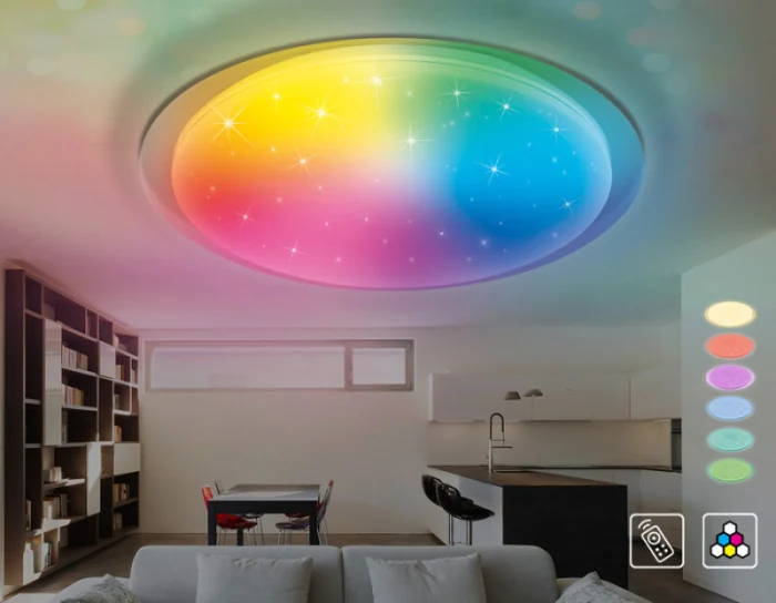 Светодиодный светильник c подсветкой RGB ORBITAL AMBRELLA LIGHT FF480