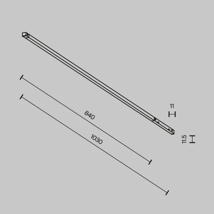Трековый магнитный светильник Maytoni Technical Basis Exility X TR240-4-18WTW-DSZ-B