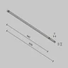 Трековый магнитный светильник Maytoni Technical Basis Exility X TR240-4-18WTW-DSZ-B