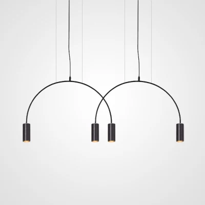 Подвесной светильник ARC 4 Black ImperiumLoft