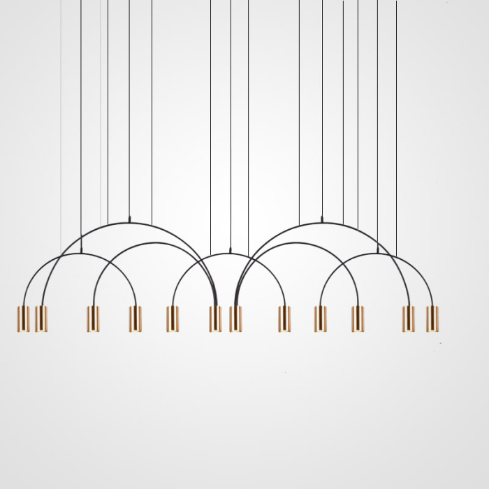 Подвесной светильник ARC 4 Black ImperiumLoft