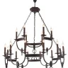 Люстра Crystal Lux SUERTE BROWN SP12+6