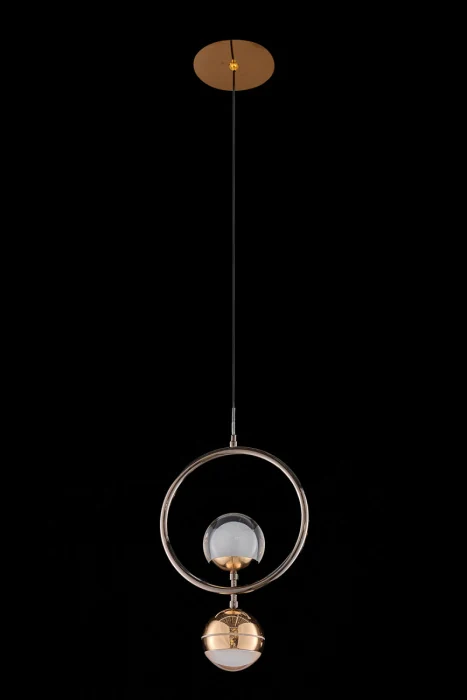 Подвесной светильник Leon Lilith LE7709/1L Black Chrome/Gold