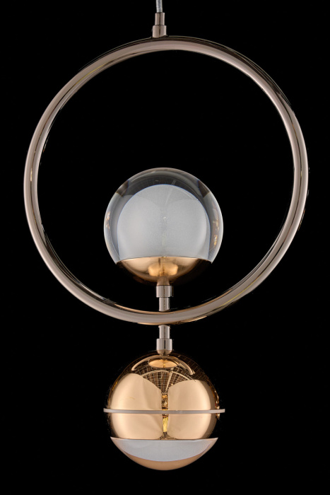 Подвесной светильник Leon Lilith LE7709/1L Black Chrome/Gold