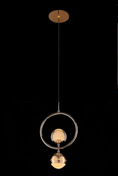 Подвесной светильник Leon Lilith LE7709/1L Black Chrome/Gold