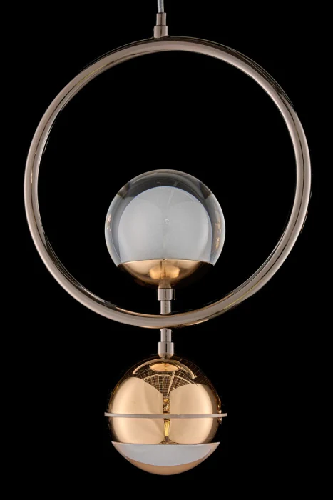 Подвесной светильник Leon Lilith LE7709/1L Black Chrome/Gold