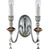 Бра Crystal Lux MERCEDES AP2 CHROME/SMOKE
