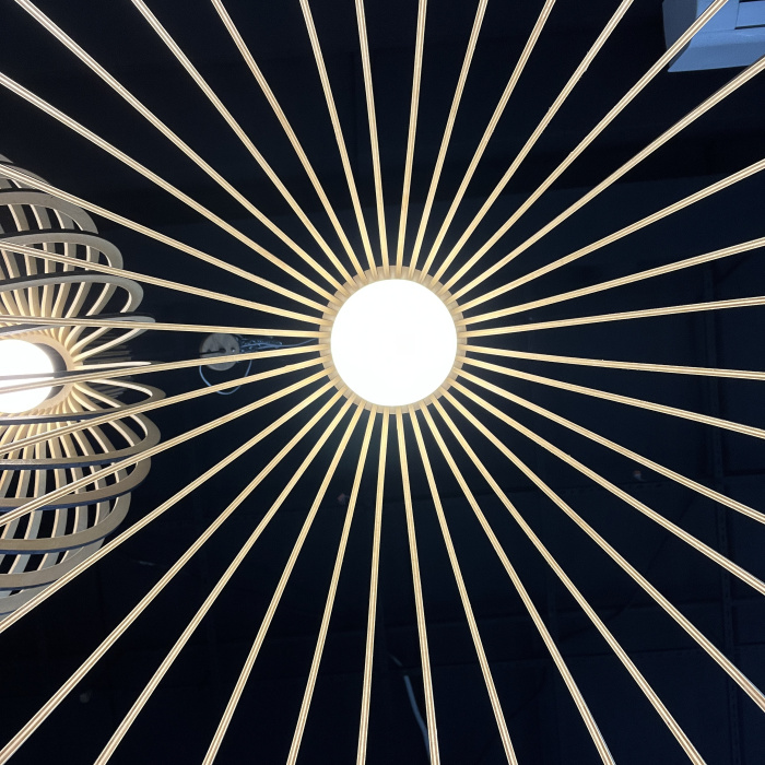 Подвесной светильник SECTO Octo 4240 Lamp Light wood ImperiumLoft