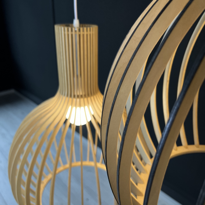 Подвесной светильник SECTO Octo 4240 Lamp Light wood ImperiumLoft