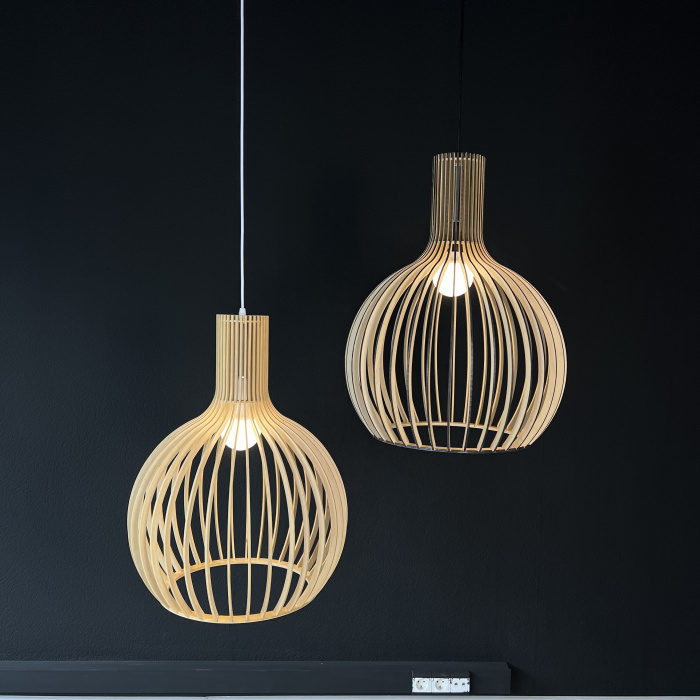 Подвесной светильник SECTO Octo 4240 Lamp Light wood ImperiumLoft