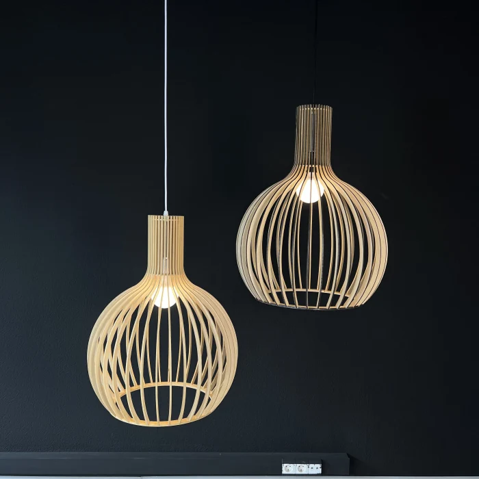 Подвесной светильник SECTO Octo 4240 Lamp Light wood ImperiumLoft