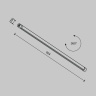Шинопровод Maytoni CA012-TRX-900-B