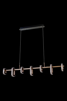 Подвесная люстра Leon Theona LE7701/7L Grey/Black Chrome