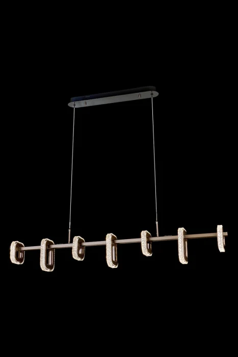 Подвесная люстра Leon Theona LE7701/7L Grey/Black Chrome