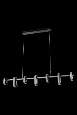 Подвесной светильник Leon Theona LE7701/7L Grey/Black Chrome