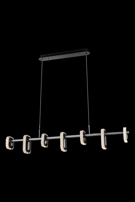 Подвесной светильник Leon Theona LE7701/7L Grey/Black Chrome