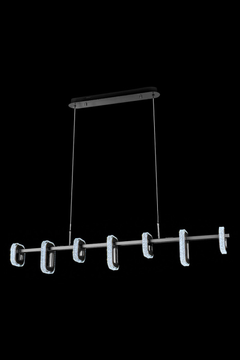 Подвесной светильник Leon Theona LE7701/7L Grey/Black Chrome